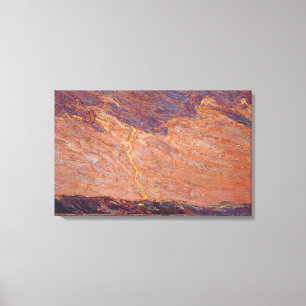 Lienzo Tom Thomson - LAGO DE CANOA ILUMINANTE 1915