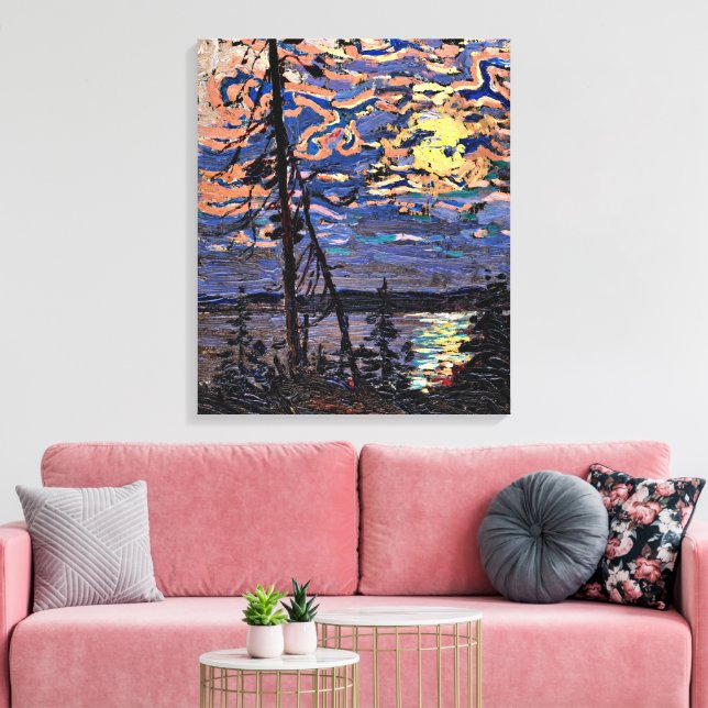 Lienzo Tom Thomson - Luz de luna (Insitu (Sala de estar))