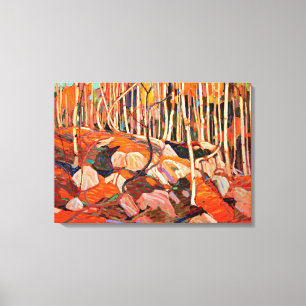 Lienzo Tom Thomson - The Birch Grove, Otoño