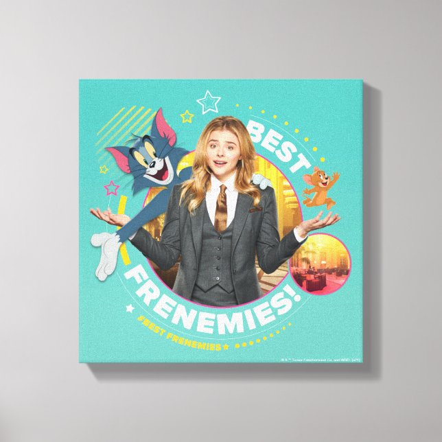 Lienzo Tom y Jerry con Kayla - Las mejores monedas (Anverso)