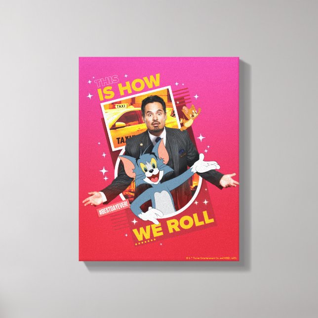 Lienzo Tom Y Jerry Con Terrance - Así Es Como Hacemos. (Anverso)