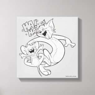 Lienzo Tom Y Jerry   Tom Y Jerry Laughing