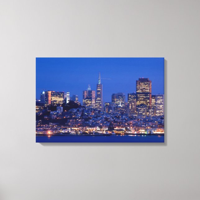 Lienzo Tomada del techo de la prisión de Alcatraz (Anverso)