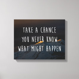 Lienzo Tomar Una Cita Motivadora