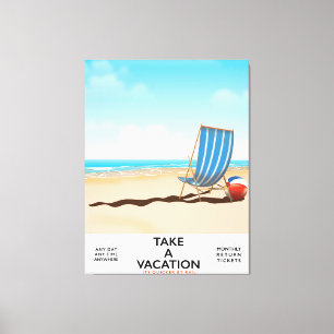 Lienzo Tómate unas vacaciones