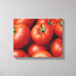 Lienzo Tomates Maduros - Rojo Brillante, Frescos
