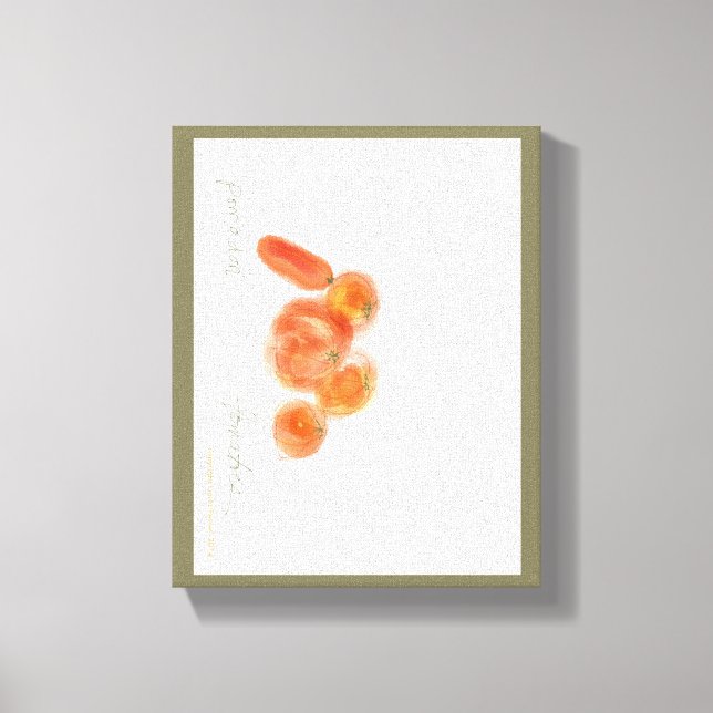 Lienzo Tomates/Pomodori (Anverso)