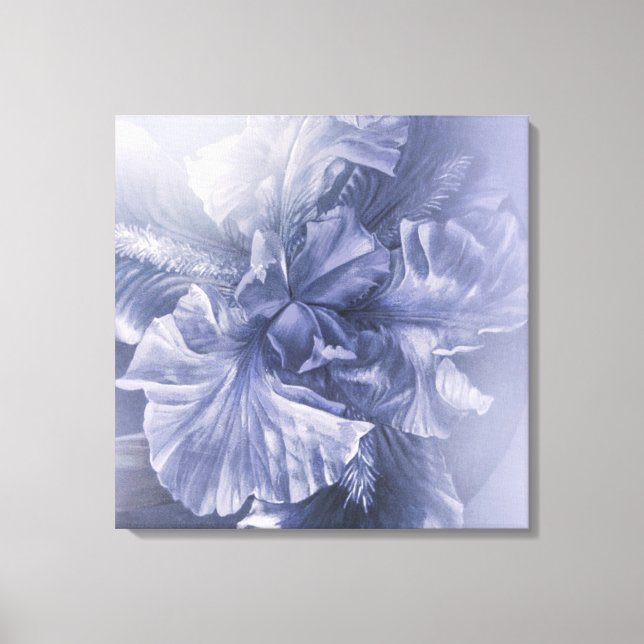 Lienzo tono plateado del aniversario de belleza interior  (Anverso)