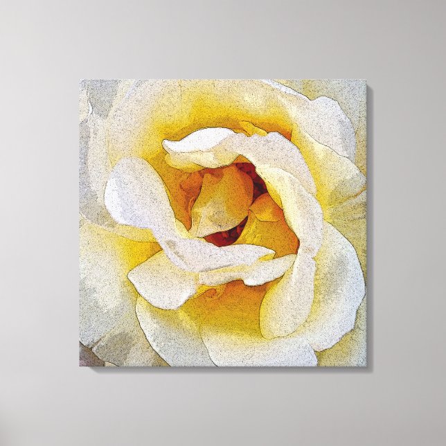 Lienzo tonos blancos a amarillos (Anverso)