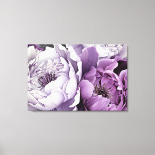 Lienzo Tonos de Lavender. Hermoso