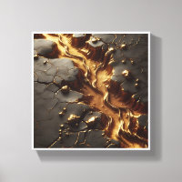 Topografía abstracta de lujo: río de oro fundido