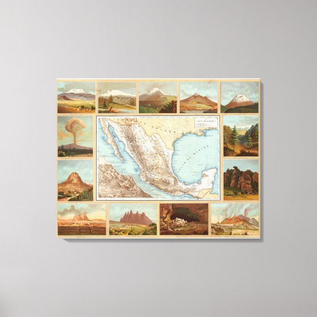 Lienzo Topografía de México (Anverso)