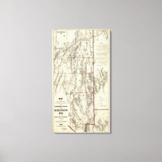 Lienzo Topografía de Nevada Meridional
