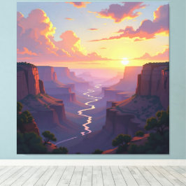 Lienzo Tor zur Tiefe – Die geheimnisvolle Schlucht