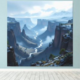 Lienzo Tor zur Tiefe – Die geheimnisvolle Schlucht