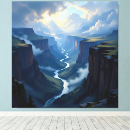 Lienzo Tor zur Tiefe – Die geheimnisvolle Schlucht