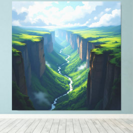 Lienzo Tor zur Tiefe – Die geheimnisvolle Schlucht