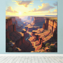 Lienzo Tor zur Tiefe – Die geheimnisvolle Schlucht