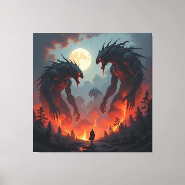 Lienzo Tor zur Unterwelt – Reich der Schatten (Anverso)