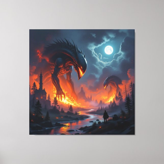 Lienzo Tor zur Unterwelt – Reich der Schatten (Anverso)