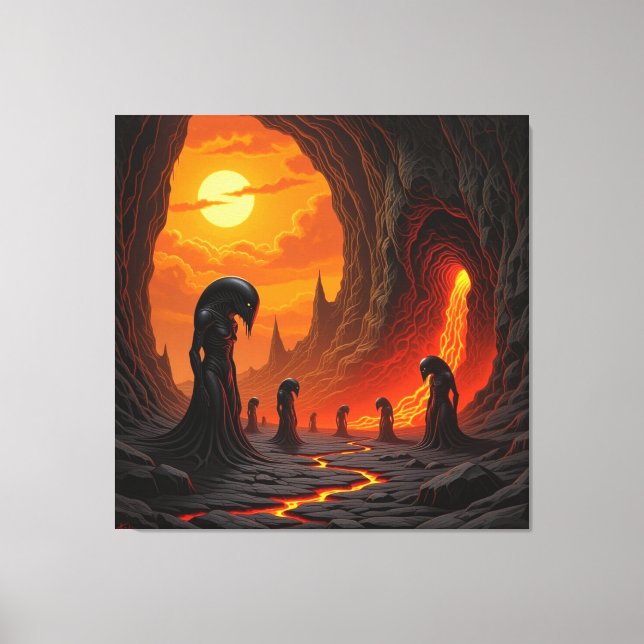 Lienzo Tor zur Unterwelt – Reich der Schatten (Anverso)