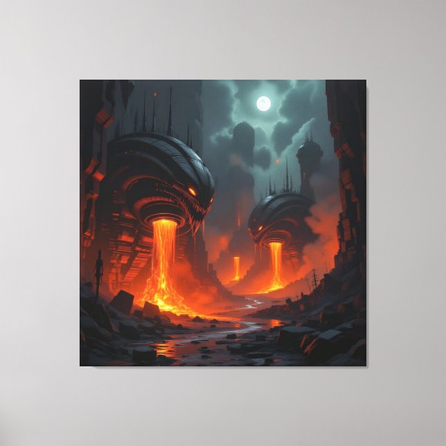 Lienzo Tor zur Unterwelt – Reich der Schatten (Anverso)