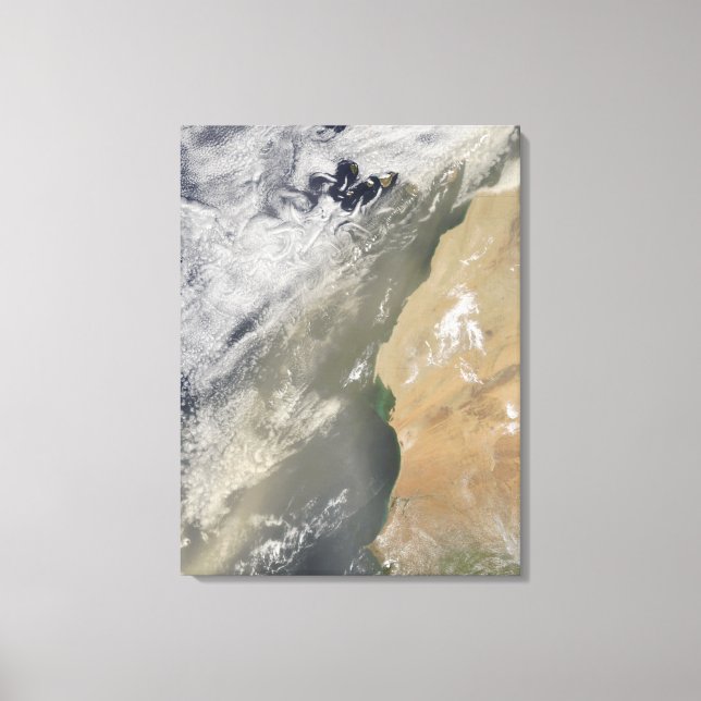 Lienzo Tormenta de polvo frente a África Occidental 2 (Anverso)