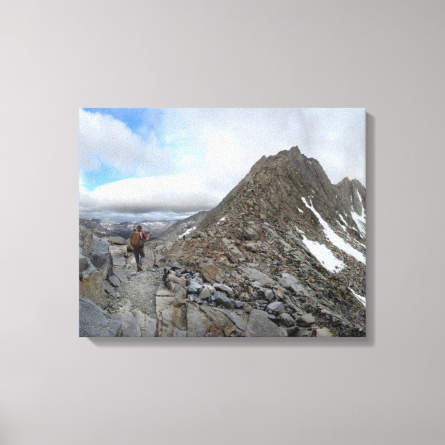 Lienzo Tormenta del paso de Mather - Camino de John Muir  (Anverso)