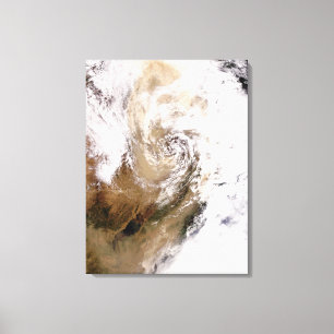 Lienzo Tormenta del polvo en China septentrional