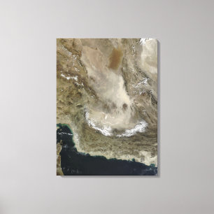 Lienzo Tormenta del polvo en Irán