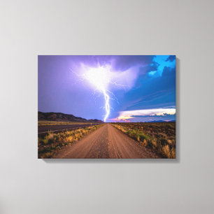 Lienzo tormenta eléctrica