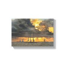 Tormenta que se avecina al atardecer en Key West,