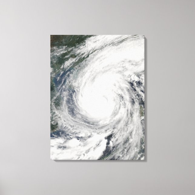 Lienzo Tormenta tropical Chanchu (Anverso)
