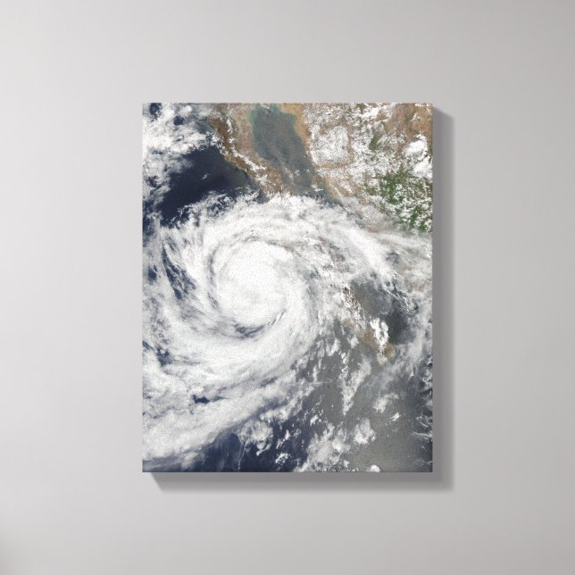 Lienzo Tormenta tropical Emilia (Anverso)