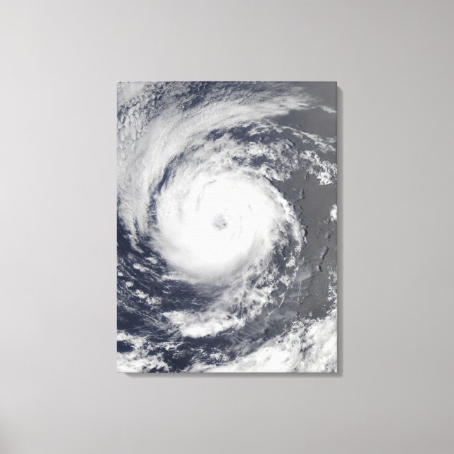 Lienzo Tormenta tropical Guillermo (Anverso)