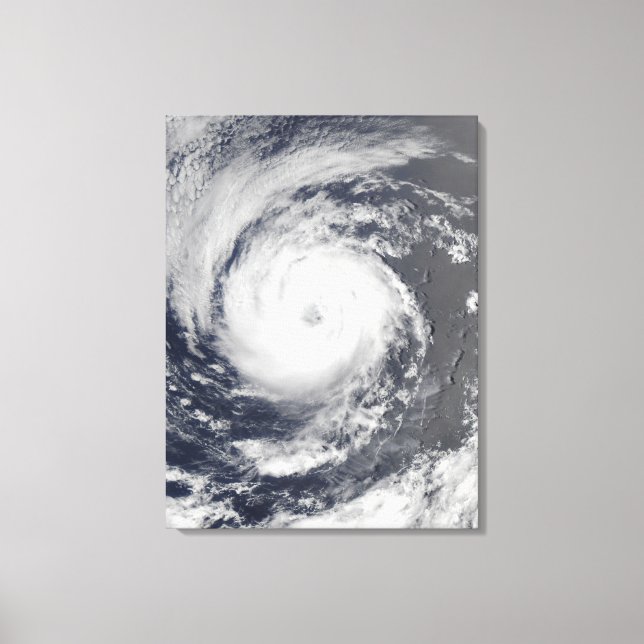Lienzo Tormenta tropical Guillermo (Anverso)