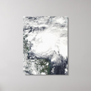 Lienzo Tormenta tropical Ida en el Mar Caribe