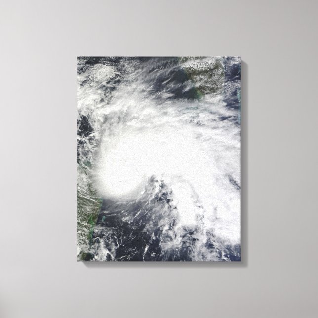 Lienzo Tormenta tropical Ida en el Mar Caribe 2 (Anverso)