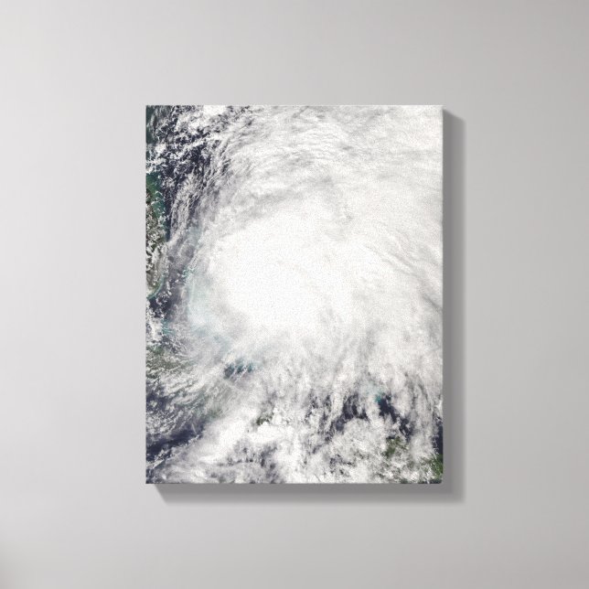 Lienzo Tormenta tropical Noel por las Bahamas (Anverso)