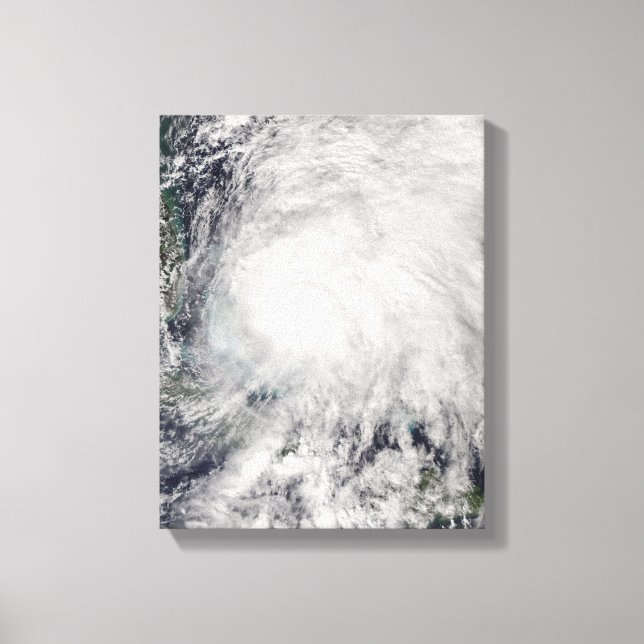 Lienzo Tormenta tropical Noel por las Bahamas (Anverso)