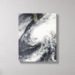 Lienzo Tormenta tropical Rick que se acerca a México