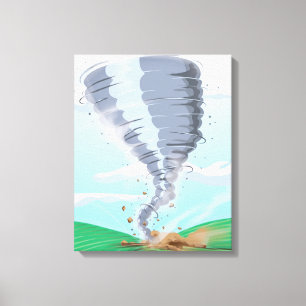 Lienzo Tornado Remolino