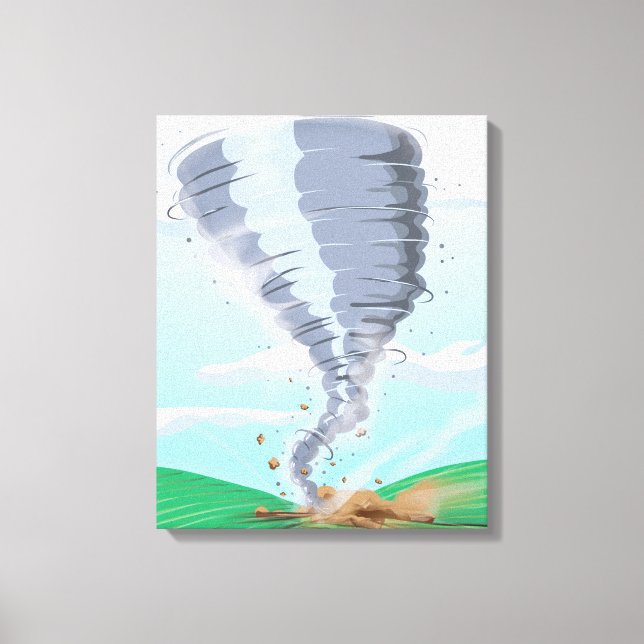 Lienzo Tornado Remolino (Anverso)