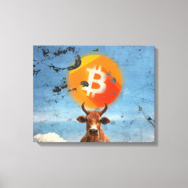 Lienzo Toro resistente a bitcoin (HD)