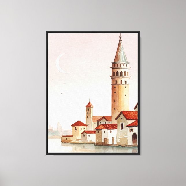 Lienzo Torre de Galata (Anverso)