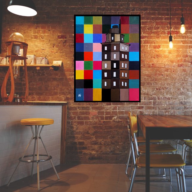 Lienzo Torre de Hércules Abstract Painting by Alfred Fox (Subido por el creador)