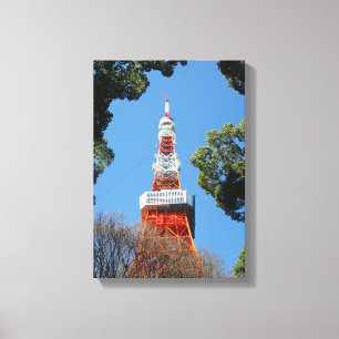 Lienzo Torre de Tokio, Japón