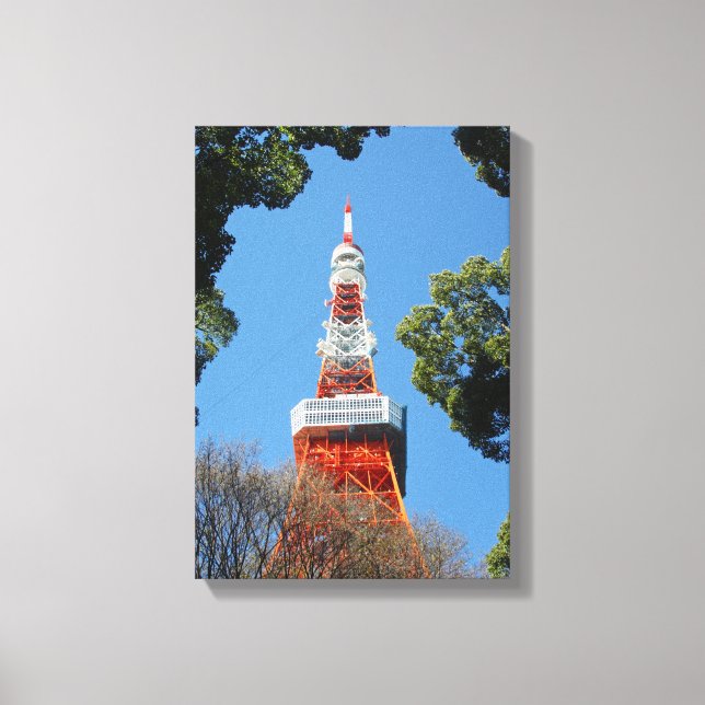 Lienzo Torre de Tokio, Japón (Anverso)