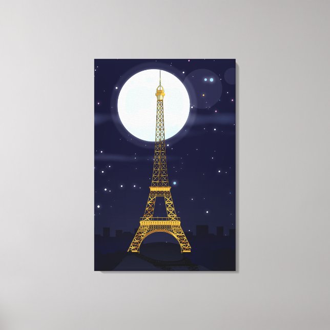 Lienzo Torre Eiffel (Anverso)