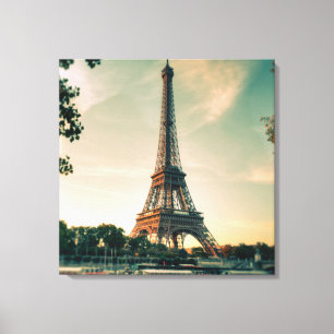 Lienzo Torre Eiffel arrojar almohada